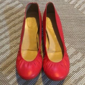 J.CREW Cece Leather Ballet Flats Size 9